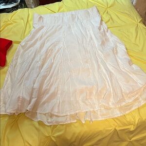 Old Navy Cream A-Line Skirt